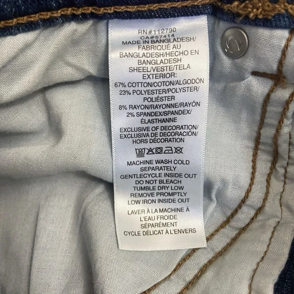 True Religion Jeans Men Size 32x33 Ricky Flap SN Relaxed Straight Blue Denim NWT